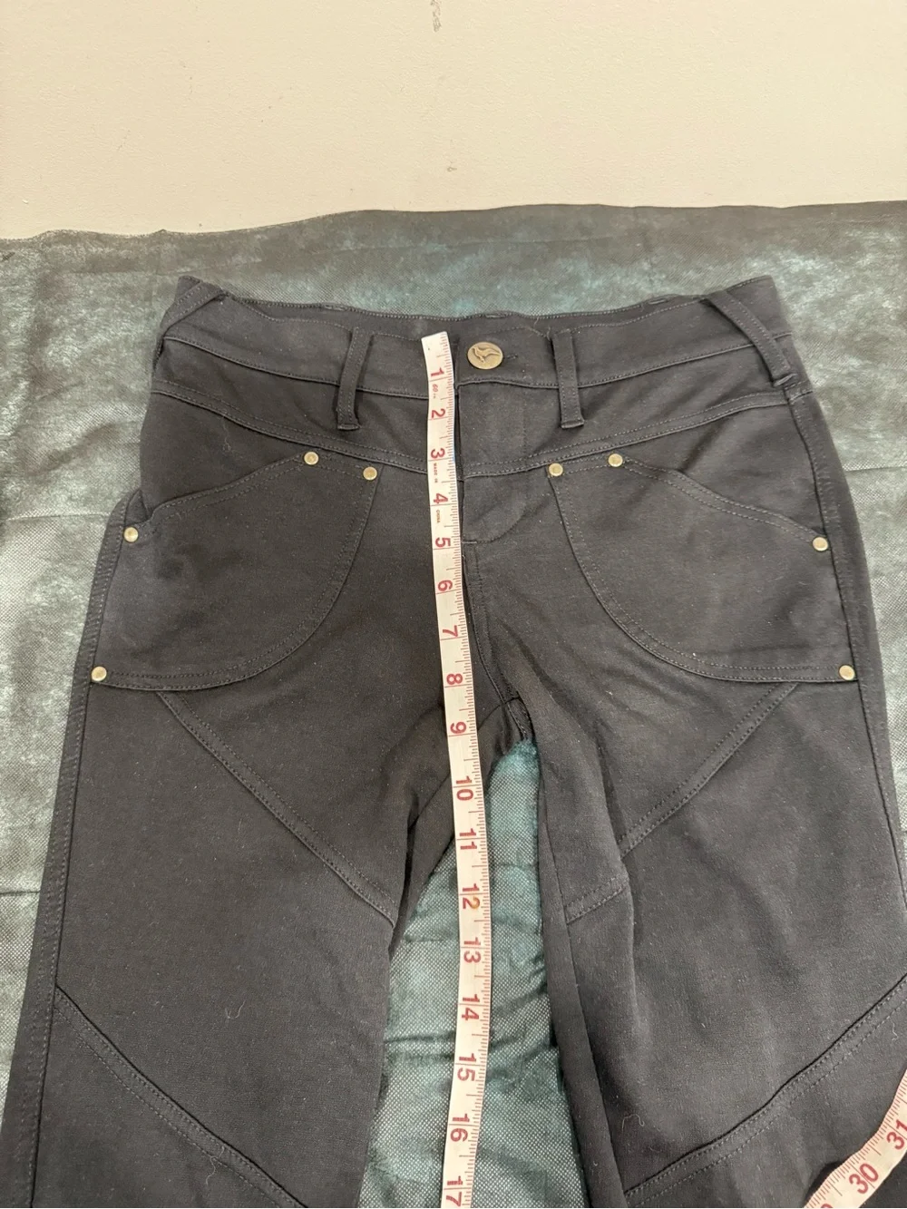 🔥Free People Women’s Black Slim Ponte Pants Size 27 EC🔥